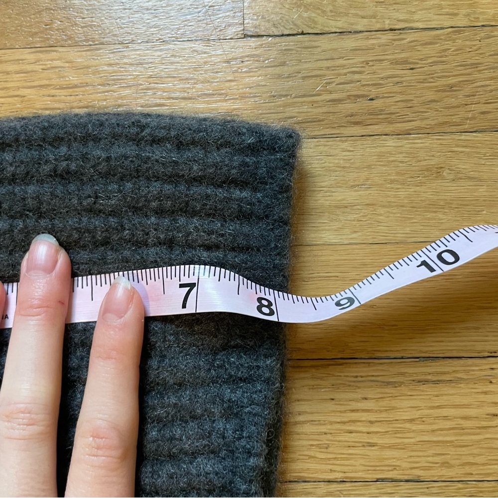 Dolce & Gabbana Charcoal Short-Sleeve Turtleneck Knit Mini Dress - Picture 6 of 6